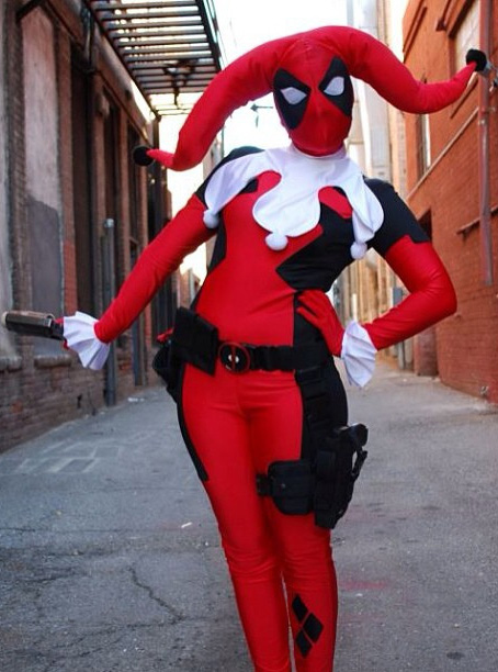 Deadpool Cosplay Costume Harley Quinn For Halloween 15070231